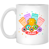 Bingo Trophy, Get The Trophy, Win The Game, Bingo White Mug