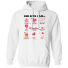 God Say I Am Strong, Love Jesus, My Christ, My Valentine Pullover Hoodie