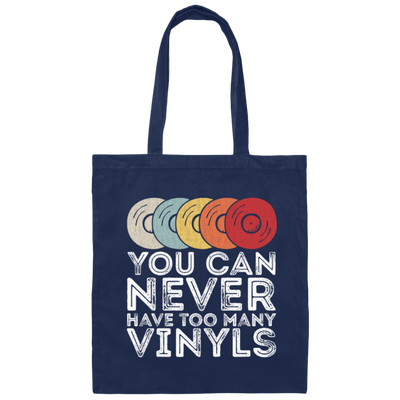 Retro Vinyl LP Record, Vintage Vinyls gift Canvas Tote Bag