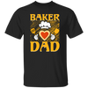 Baker Dad, Chef Dad, Father's Day, Cook With Heart Unisex T-Shirt