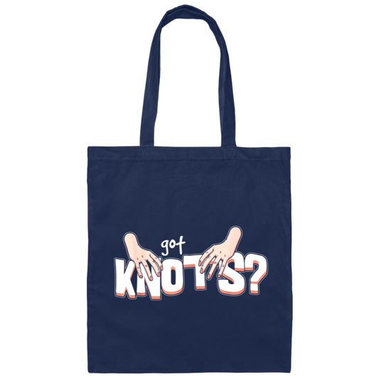 Funny Saying Massage Therapist Got Knots, Massage Therapy, Funny Crossfit Gift Canvas Tote Bag