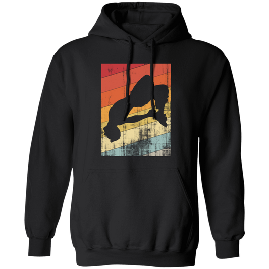 Skirter Motif, Great Gift Parkour, Freerunning For Parkour, Freerunners Lover Vintage Pullover Hoodie