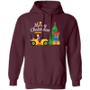 Merry Christmas, Santa Drive Tractor, Farmer Xmas Pullover Hoodie