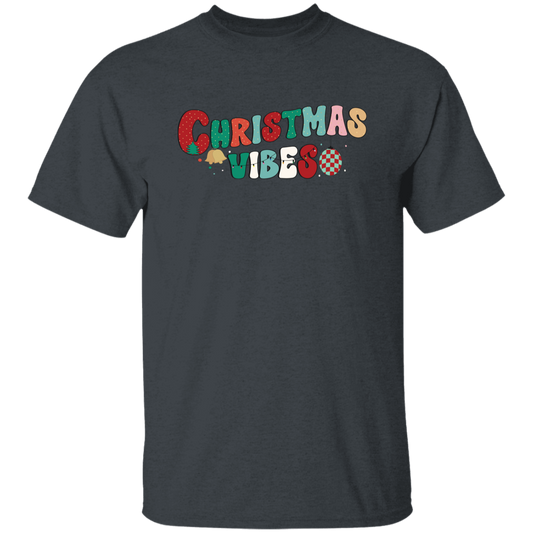 Christmas Vibes, Retro Christmas, Merry Christmas, Trendy Christmas Unisex T-Shirt