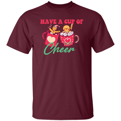 Have A Cup Of Cheer, Gingerbread In A Cup Of Xmas, Merry Christmas, Trendy Christmas Unisex T-Shirt