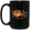 Love Fall, Y'All, Love Fall Season, Fall Quote, Fall Pumpkin Black Mug