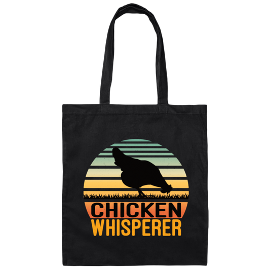 Chicken Whisperer, Farmer Love Gift, Best Chicken, Love Farming Canvas Tote Bag