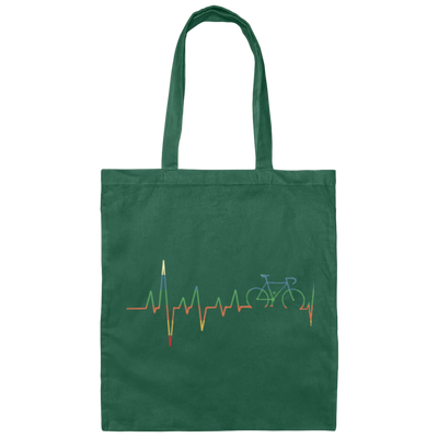 Retro Sansbike In Heartbeats Gift Canvas Tote Bag