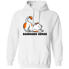 Downward Human, Cute Meow, Yoga Cats Pullover Hoodie