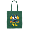 Funny Cats Awesome Since 2004 Birthday Gift Canvas Tote Bag