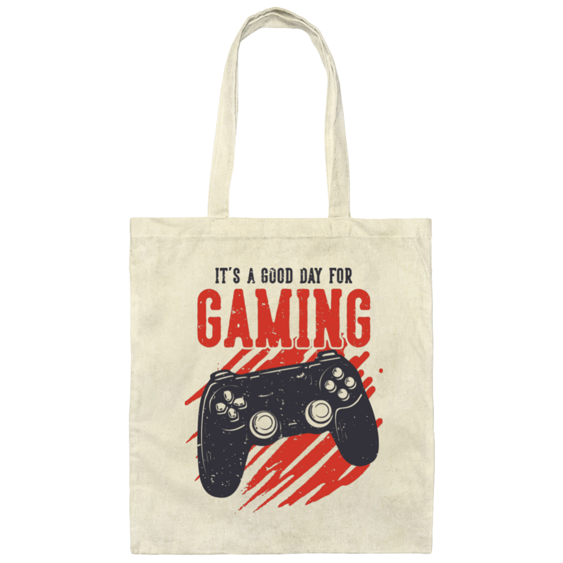It's Good Day For Gaming, Retro Gaming, Play Station Canvas Tote Bag