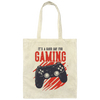 It's Good Day For Gaming, Retro Gaming, Play Station Canvas Tote Bag