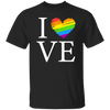 Love Is Love, LGBT Love, Lgbt's Day, Lgbt Heart Design Unisex T-Shirt