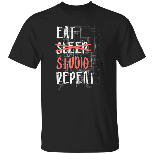Architect Gift, Engineer Student, Architecture Lover, Studio Repeat Unisex T-Shirt