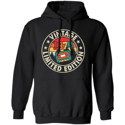 Vintage 1974, Limited Edition, Retro 1974, Cassette Lover Pullover Hoodie