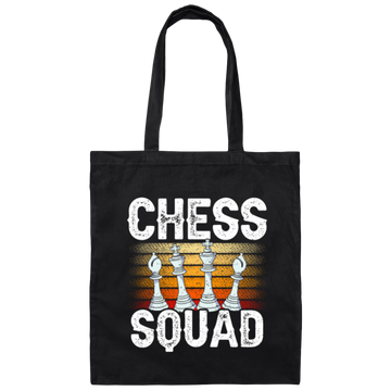 Squad In Sport, Chess Squad Gift, Intelligent Sport, Hobby Player Lover Match Gift Canvas Tote Bag