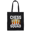 Squad In Sport, Chess Squad Gift, Intelligent Sport, Hobby Player Lover Match Gift Canvas Tote Bag