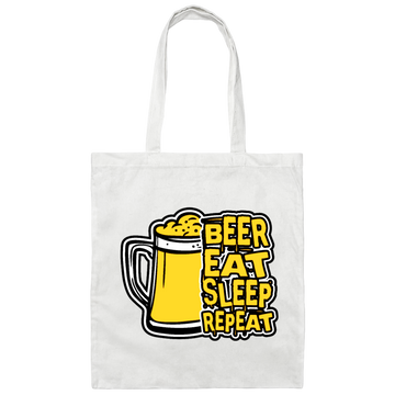 Life Is Beer, Love Beer, Beer Lover Gift, Best Beer Ever, Beer Gift Idea Canvas Tote Bag