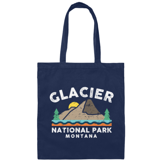 Glacier National Park Montana Lover Canvas Tote Bag
