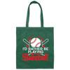 Best Baseball, I Would Rather Be Playing Baseball, Love Ball Sport, Best Sport Gift Canvas Tote Bag