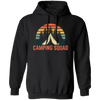 Camping Squad, Nature Lovers, Best Of Camping, Retro Camper Lover Pullover Hoodie