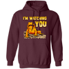 Bearded Dragons, I Am Watching You, Gold Frog, Frog Watching You Pullover Hoodie