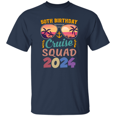 50th Birthday Cruise Squad 2024, 50th Birthday Gift, Cruise Squad Unisex T-Shirt