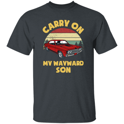 Carry On My Wayward Son, Red Car, Classic Car Unisex T-Shirt