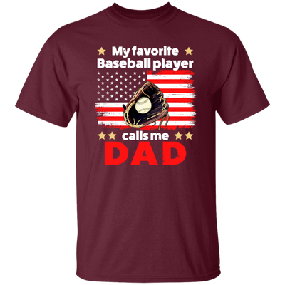 Father's Day Gift, My Baseball Player Calls Me Dad, Baseball Dad Unisex T-Shirt