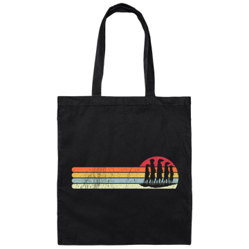 Cute Animal Retro Meerkat Zookeeper Zoofan Vintage Style Gift Canvas Tote Bag