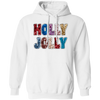 Holly Jolly, Sequin Holly Jolly, Blink Glitter Christmas, Merry Christmas, Trendy Christmas Pullover Hoodie