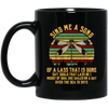 That Is Gone, Dragonfly Sing Me A Song Of A Lass Retro Black Mug