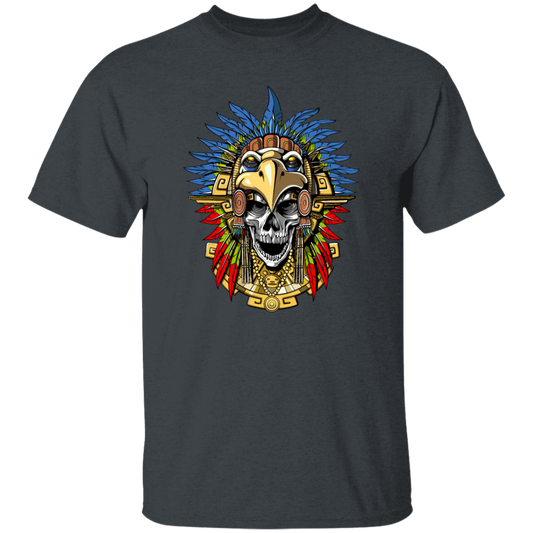 Aztec Skull, Eagle Warrior Mask Native, Mexican Love Gift, Best Warrior Unisex T-Shirt