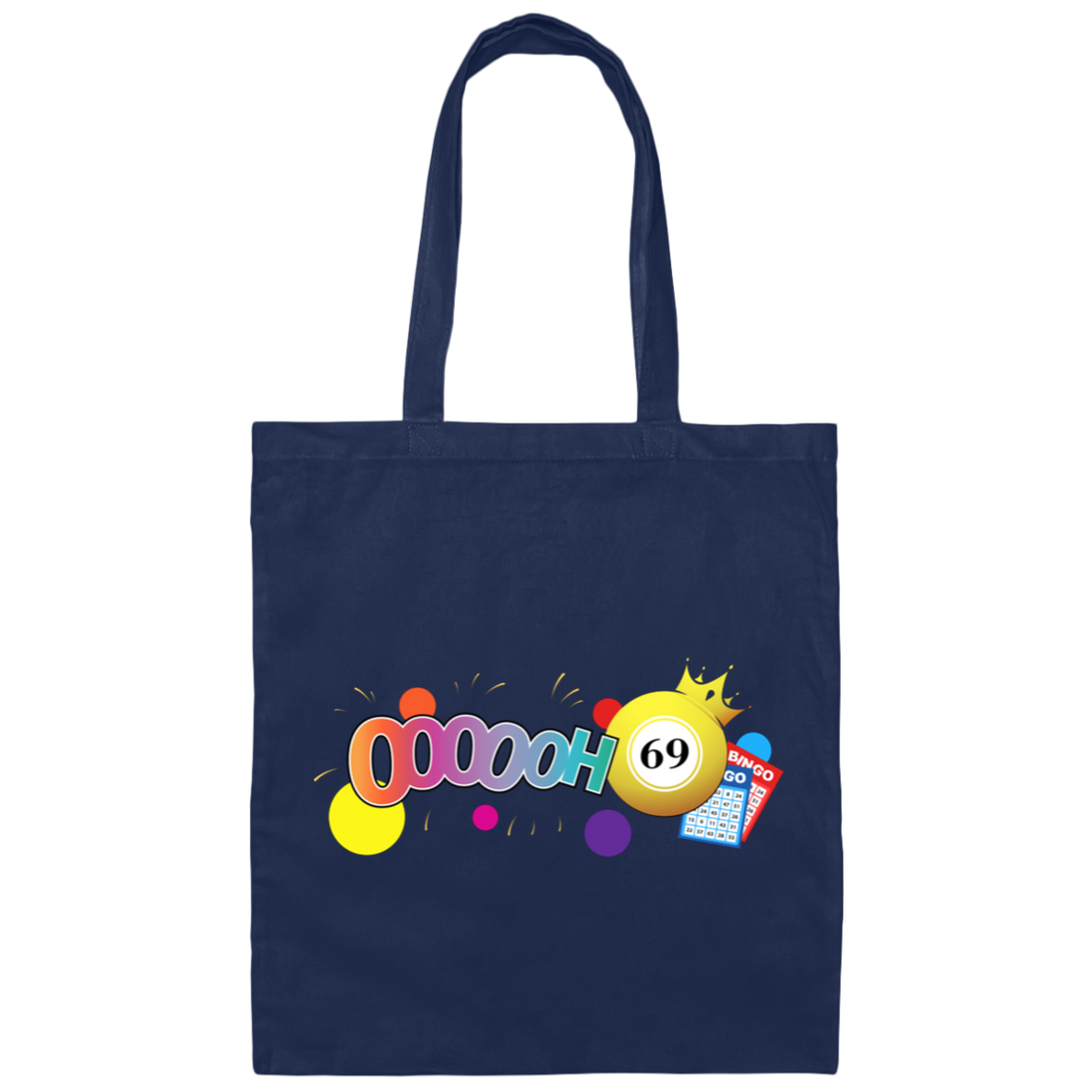 Bingo, Lucky Game, Bet Game, Bingo Gamer Canvas Tote Bag