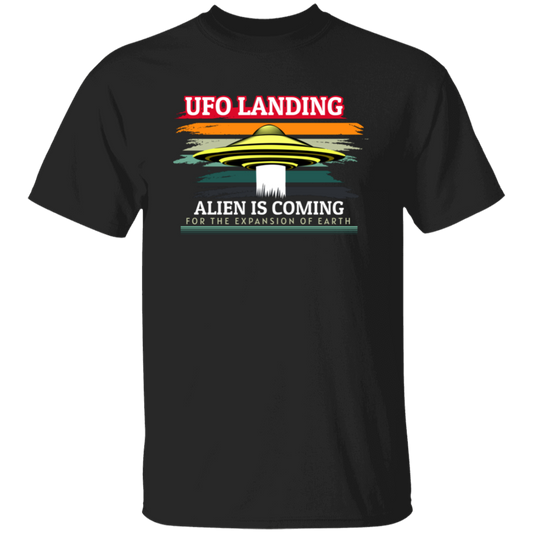 UFO Landing For The Expansion Of Earth, Retro UFO Unisex T-Shirt
