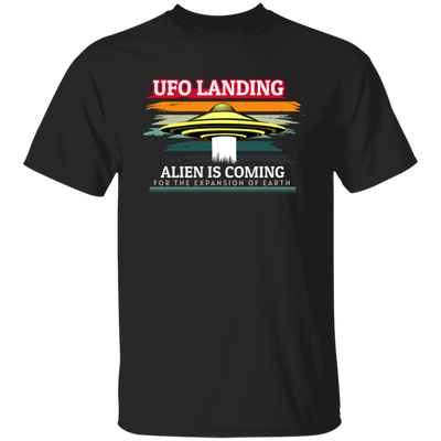 UFO Landing For The Expansion Of Earth, Retro UFO Unisex T-Shirt