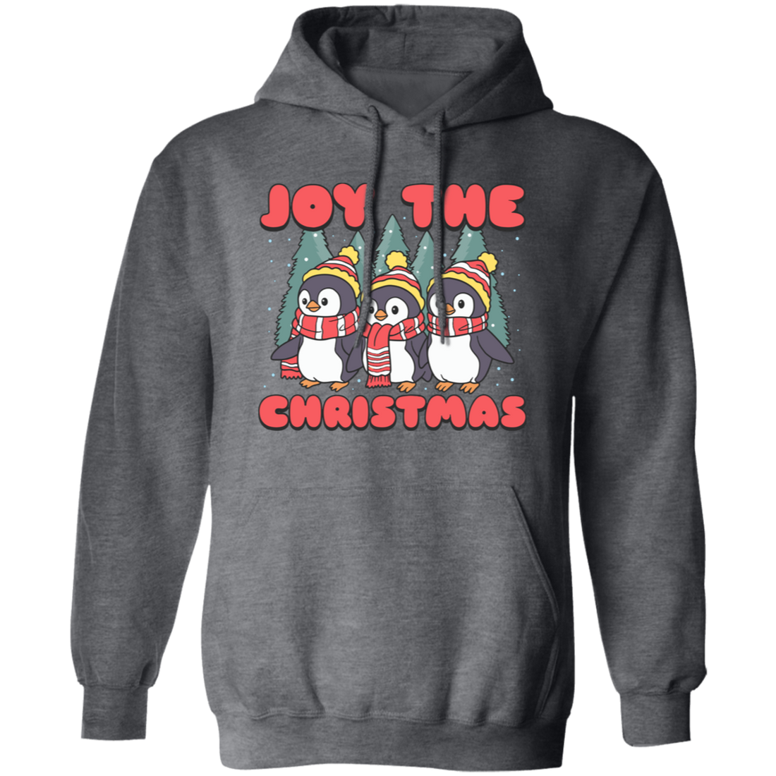 Joy The Christmas, Cute Penguin, Penguin Christmas, Merry Christmas, Trendy Chrismas Pullover Hoodie