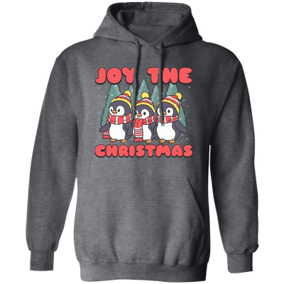 Joy The Christmas, Cute Penguin, Penguin Christmas, Merry Christmas, Trendy Chrismas Pullover Hoodie