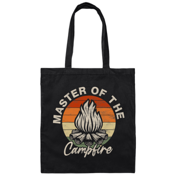 Master Of The Campfire Vintage Camping Camper Canvas Tote Bag