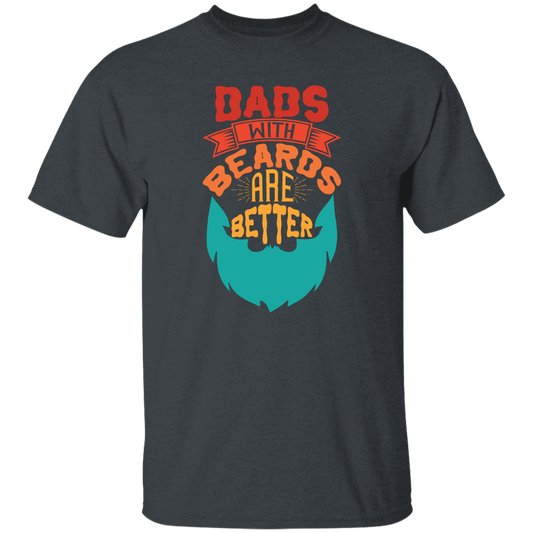 Dad With Beards Are Better, Retro Dad, Father_s Day Gifts Unisex T-Shirt