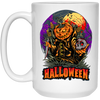 Halloween Holiday, Pumpkin Halloween, Horror Halloween White Mug