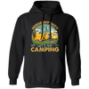 Let's Go Camping, Vintage Nurse Off Duty, Nurse Vacation, Camping Gift, Lover Camp Nurse Pullover Hoodie