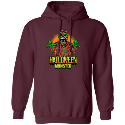 Halloween, Happy Halloween, Halloween Monster Pullover Hoodie