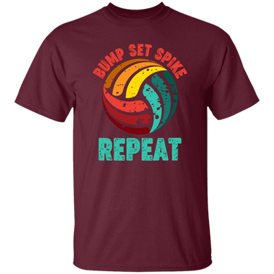 Bump Set Spike Repeat, Love Volleyball, Volleyball Team Unisex T-Shirt