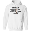 Eat Sleep, Go To Clinicals, Freak Out, Study To Exams Pullover Hoodie