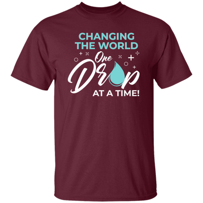 Changing The World, One Drop At A Time, Together Changing, Love World Unisex T-Shirt