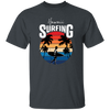 Hawaii Surfing, Retro Beach, Surfing Beach Vintage Unisex T-Shirt