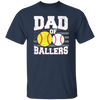 Baseball Sport, Dad Of Ballers, Retro Baseball Player Unisex T-Shirt