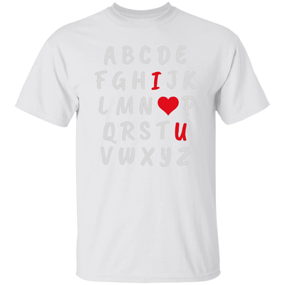I Love You Alphabet, Love Valentine, Valentine Alphabet Unisex T-Shirt