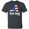 New York Lover, American Flag, 4th Of July, Patriotic Gift, Love New York Unisex T-Shirt